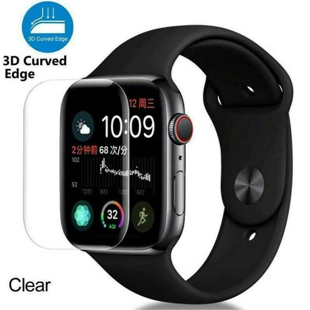 For iWatch Apple Watch Series 5 40mm 44mm Full Tempered Glass Screen Protector\ | eBay