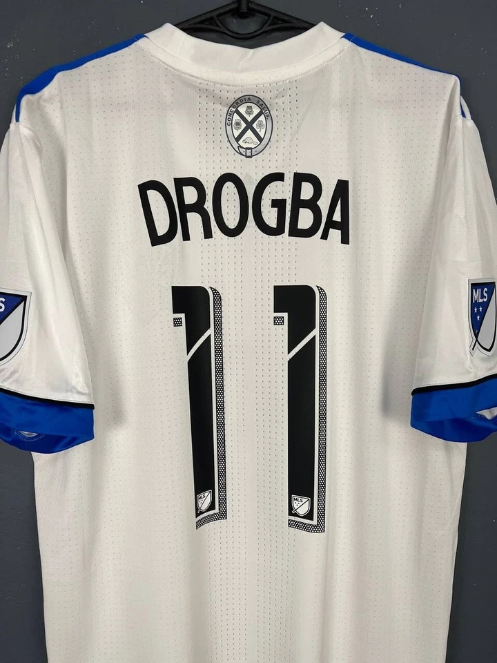 PLAYER ISSUE DROGBA FC MONTREAL IMPACT 2016/2017 SOCCER FOOTBALL SHIRT SIZE XL - Image 4 of 4