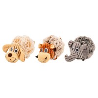 Flamingo Hundespielzeug Tpr Ball Elefant/BüFfel 10,5X19X9,5Cm Quietschend
