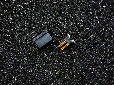 SAMTEC Connector Header 4-Pos .100'' DBL SMD  ** NEW **  5/PKG