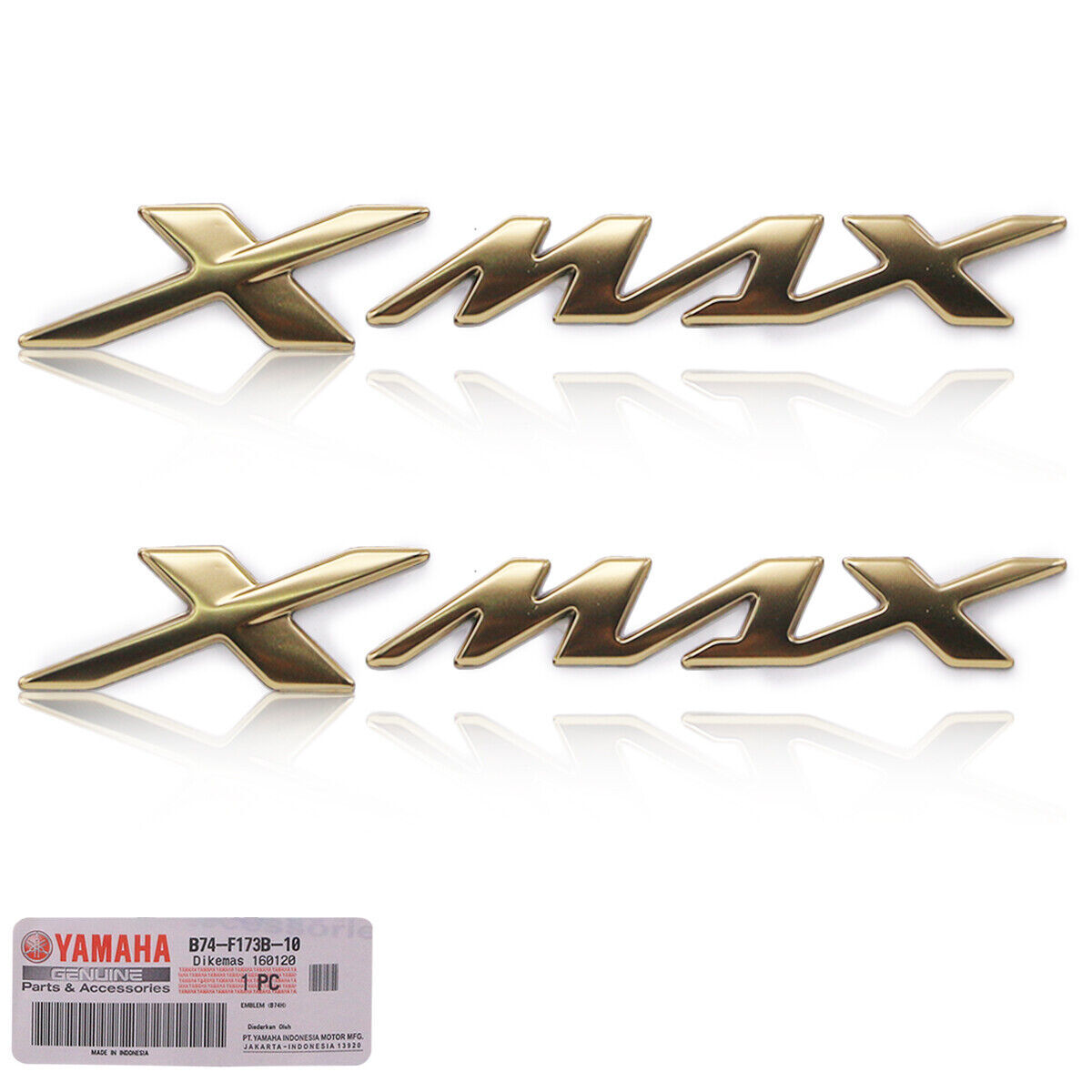 Gold Logo "X-MAX" Side Emblem Decal For Yamaha X-Max 2019 2020 | eBay