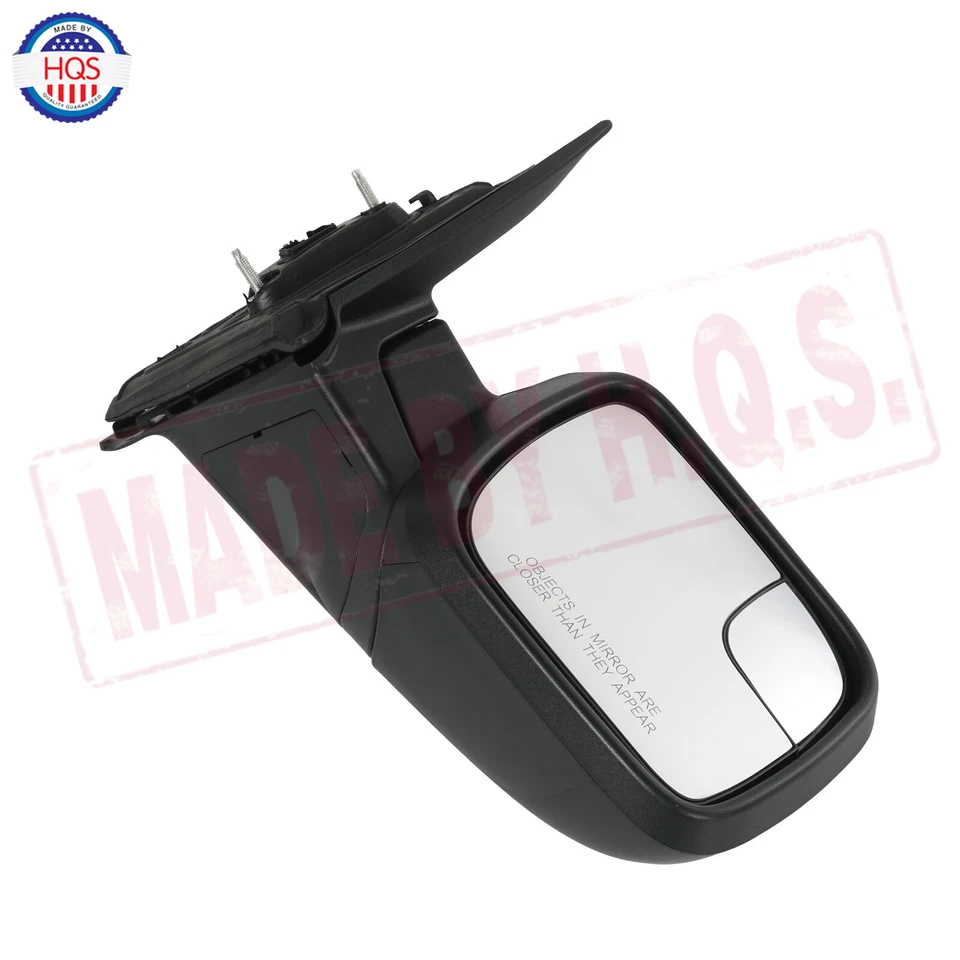 Espejo retrovisor eléctrico lateral derecho negro plegable manual para Ford Explorer 2011-2015 Foto 4 de 4