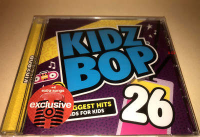 Kidz Bop 26 CD Target Exclusive 4 bonus songs neon lights me and my broken heart