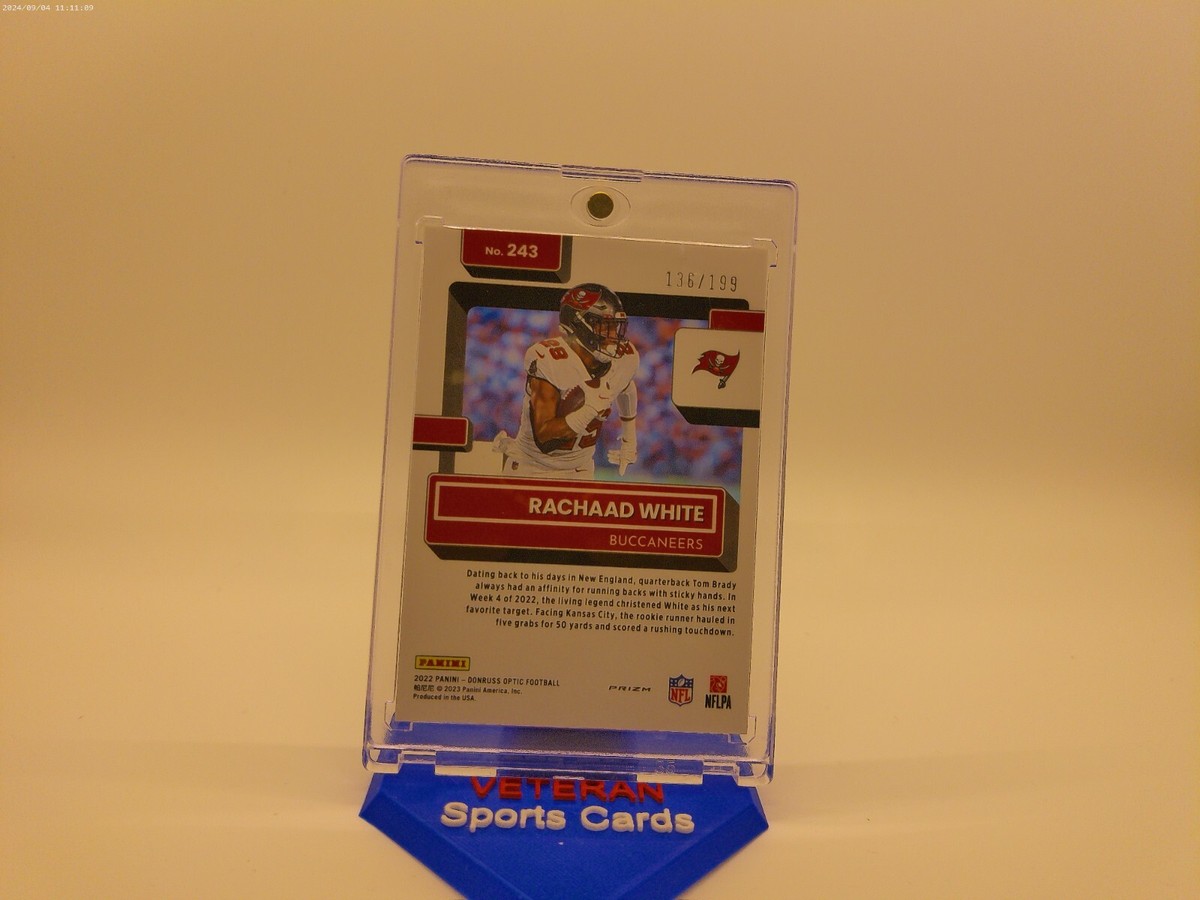 2022 Optic Rated Rookie Rachaad White Orange Parallel #136/199