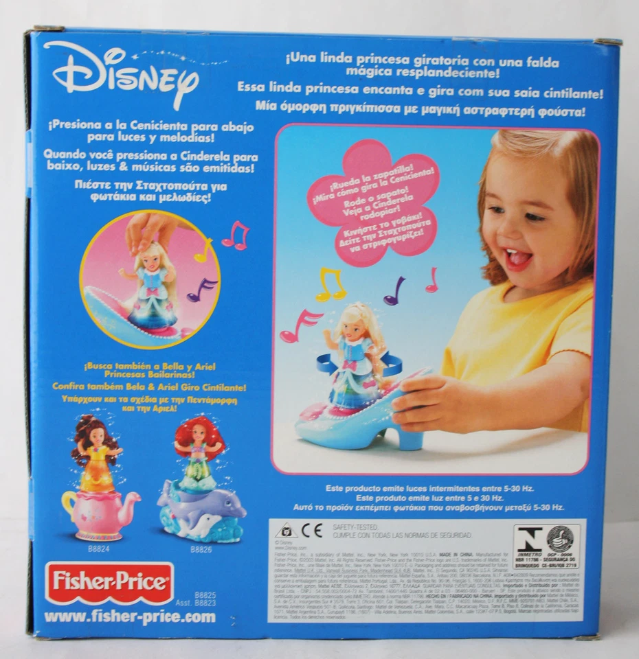 RARO 2003 FISHER PRICE MI PRIMERA PRINCESA MUSICAL CENICIENTA JUEGO ¡NUEVO SELLADO! Foto 2 de 4
