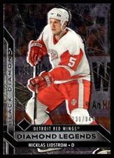 2020-21 Upper Deck Black Diamond Legends Nicklas Lidstrom 230/349 Detroit Red