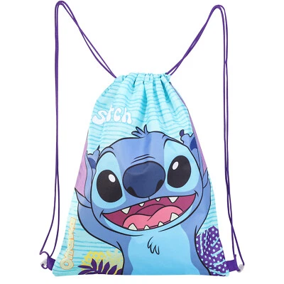 Disney Stitch Kinder Kordelzug PE Schwimmen Fußball Sport Reise Fitnessstudio Schultasche