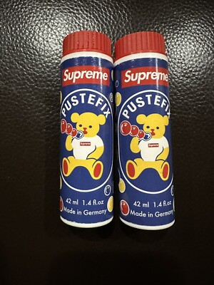 Supreme New Pustefix Soap Bubbles - SS21 Order Gift 42 mL 1.4 fl oz (LOT OF 2)