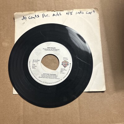 Van Halen Hot For Teacher/Little Dreamer 1978 Warner Bros 45