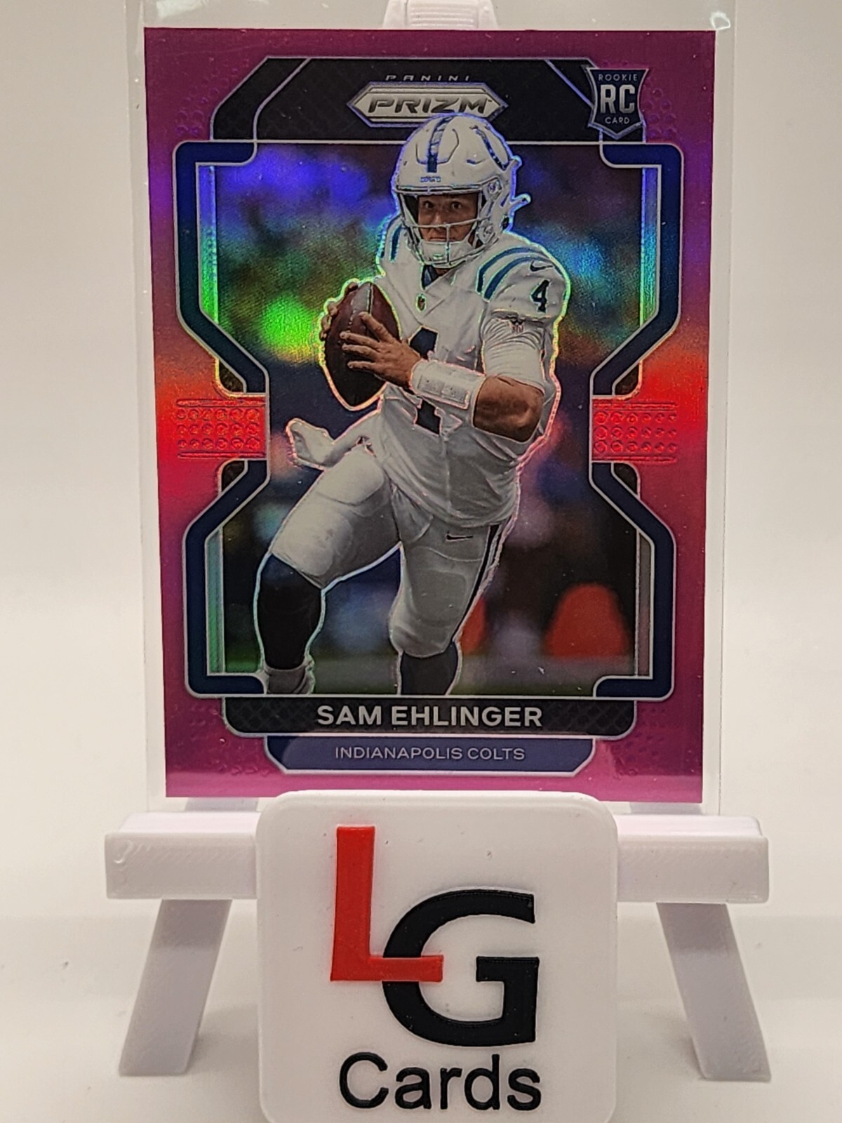 2021 Panini Prizm - Rookie Pink Prizm #395 Sam Ehlinger (RC)