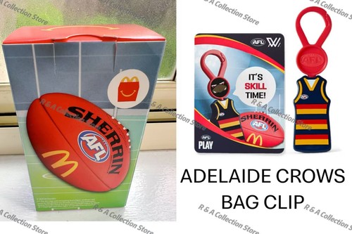 McDonald's 2025 Toys AFL Sports BAG CLIP With Stickers & Card New In Box - Pick - Picture 9 of 28