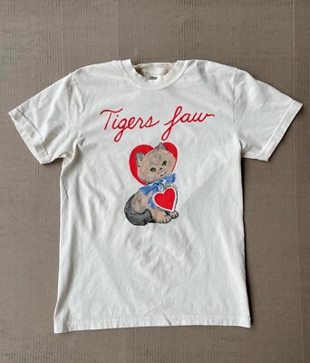 Tigers Jaw Cat Heart Short Sleeve Unisex Cotton T-shirt Size S-5XL M618