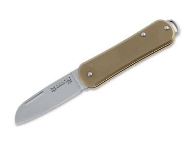 Fox Knives Vulpis 108 OT 42a Taschenmesser M390 Slipjoint Messing FX-VP108 OT