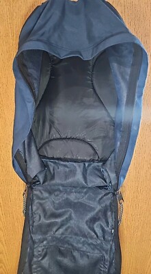 Vintage 2000s EASTPAK Backpack Navy Blue Y2K Hiking School Made in