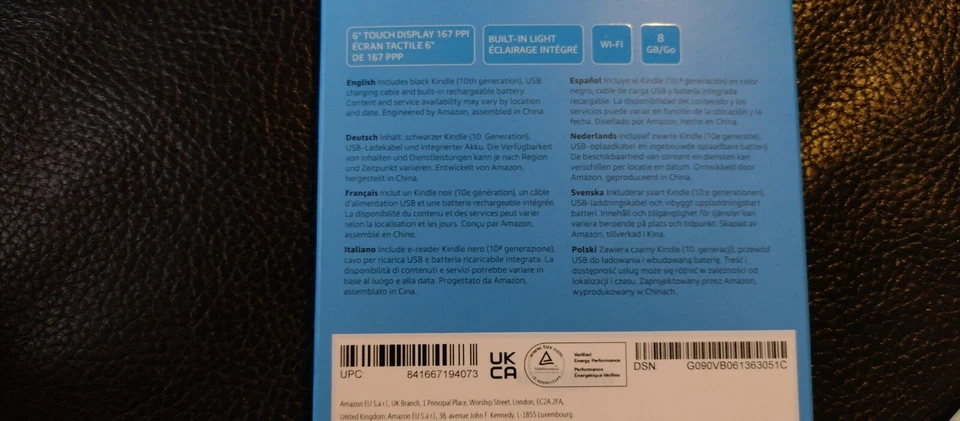 Kindle, mit integriertem Frontlicht – ohne Werbung - Schwarz - Bild 3 von 4