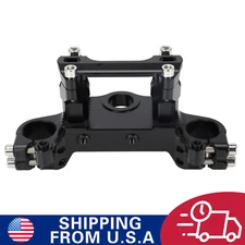 Motorcycle Triple Clamp And Bar Mount CNC for CRF110F CRF125F/FB 2019-2024 Black