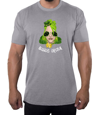 Funny Billie Eilish St Patrick's Day, Nice Patty Shirts, Graphic Men's Shirts!