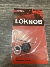 D Addario LOKNOB Lock Knob small Black Knob For Guitar