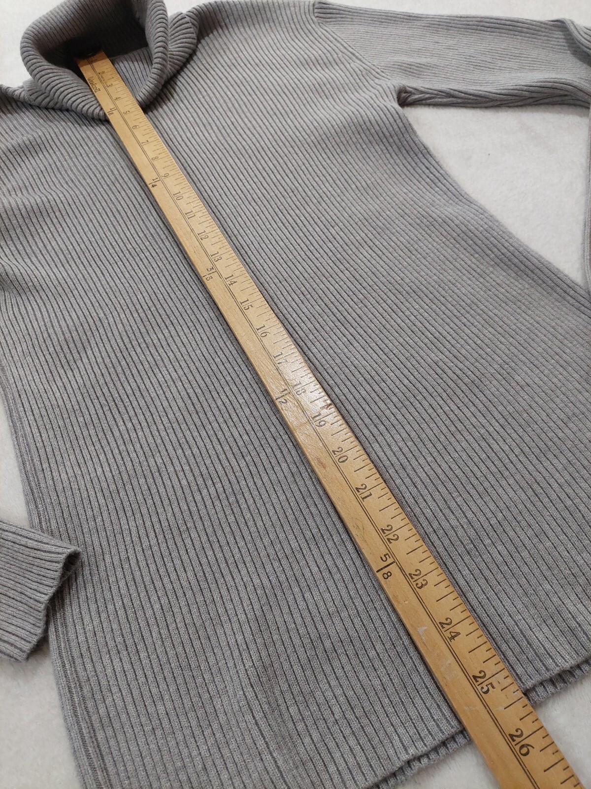 COOFANDY Sweater Turtle Neck Pullover Gray Long S… - image 6