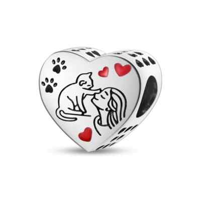 Braccialetto di perle d'acqua dolce gioielli di perle gatto argento 925 argento