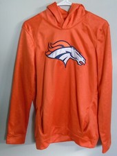 Denver Broncos Pullover Jacket Hoodie Youth Size XL