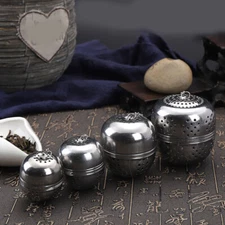 Tea Infuser Ball Mesh Loose Leaf Herb Strainer Stainless Steel Secure Locking L