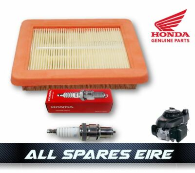 #ad GENUINE HONDA GCV135 GC160 GCV160 GCV190 TUNE UP KIT LAWNMOWER AIR FILTER amp; PLUG $18.95