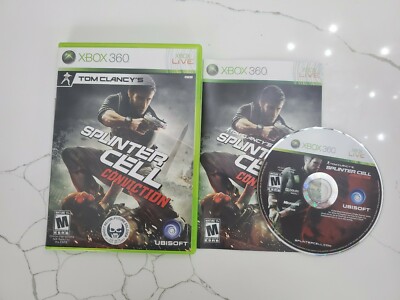 Tom Clancy's Splinter Cell Conviction Xbox 360 Game Complete Free Fast Shipping 