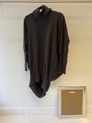 dark grey oversized jumper