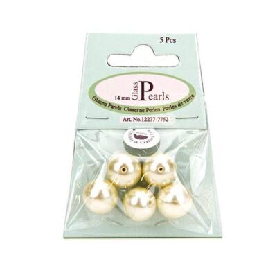Hobby & Bastelspaß 14 mm Glasperlen 5 Stück