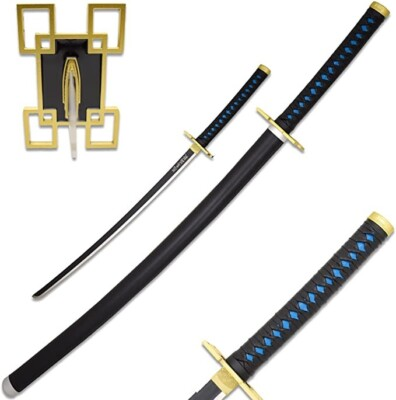 #ad 41quot; Demon Slayer Muichiro Tokito#x27;s White Nichirin Katana Anime Cosplay Sword $58.99