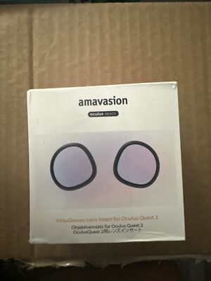 VirtuGlasses Lens Insert for Oculus Quest 2, Amavasion VR Myopia Glasses
