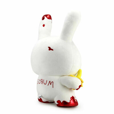 kidrobot Dunny Redrum 20 inch Plush Figure by Frank Kozik - New