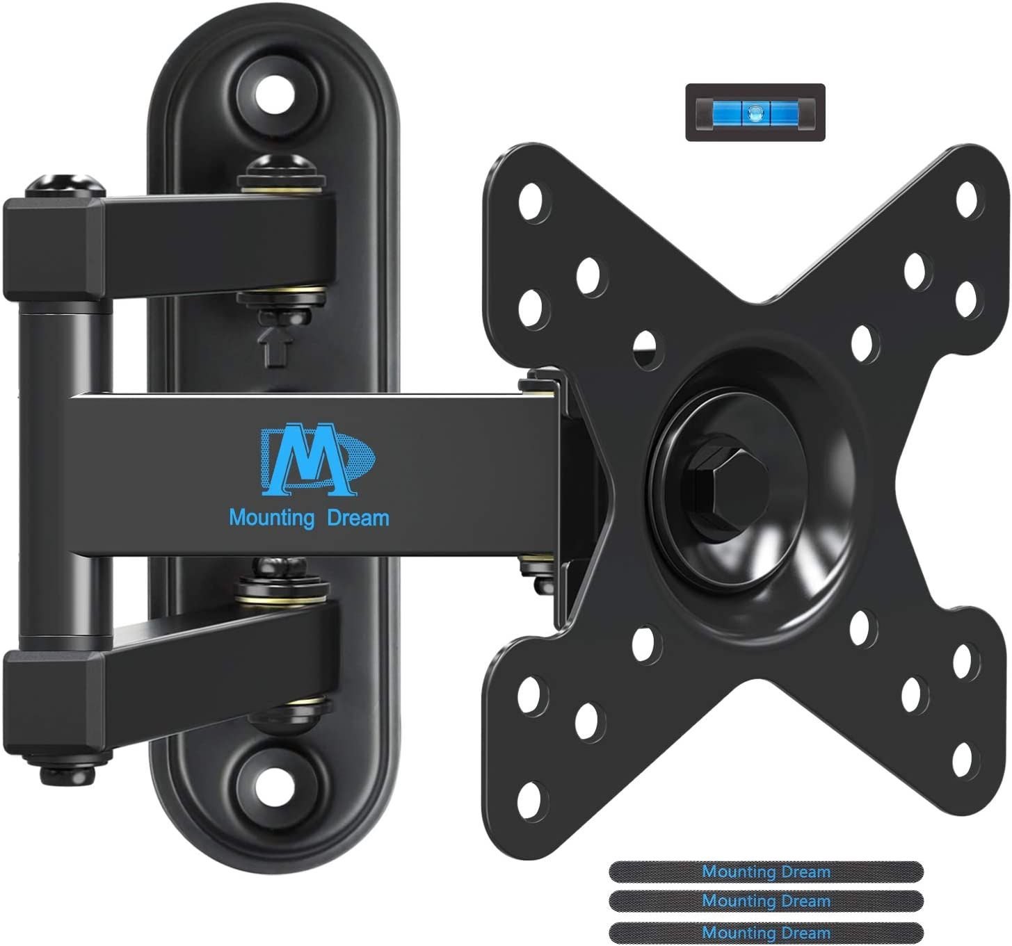 Mounting Dream UL Listed Full Motion Monitor Wall Mount TV For 10-26