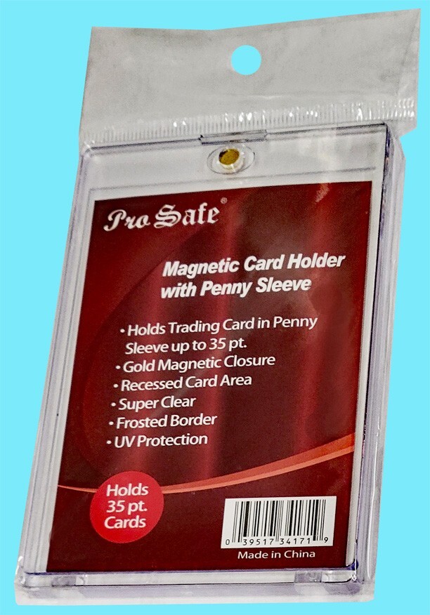 1 PRO SAFE 35pt w/ PENNY SLEEVE Card Holder Case Ultra Clear game sport eBay