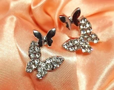 Minimal Cute Butterfly Stud Earrings for Girls/Teens-Ideal for Daily Use