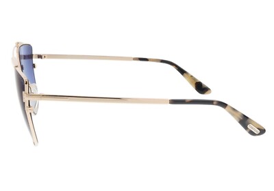 New TOM FORD TF563 28C Jacquelyn-02 64mm Gold Mirror  display picture 1