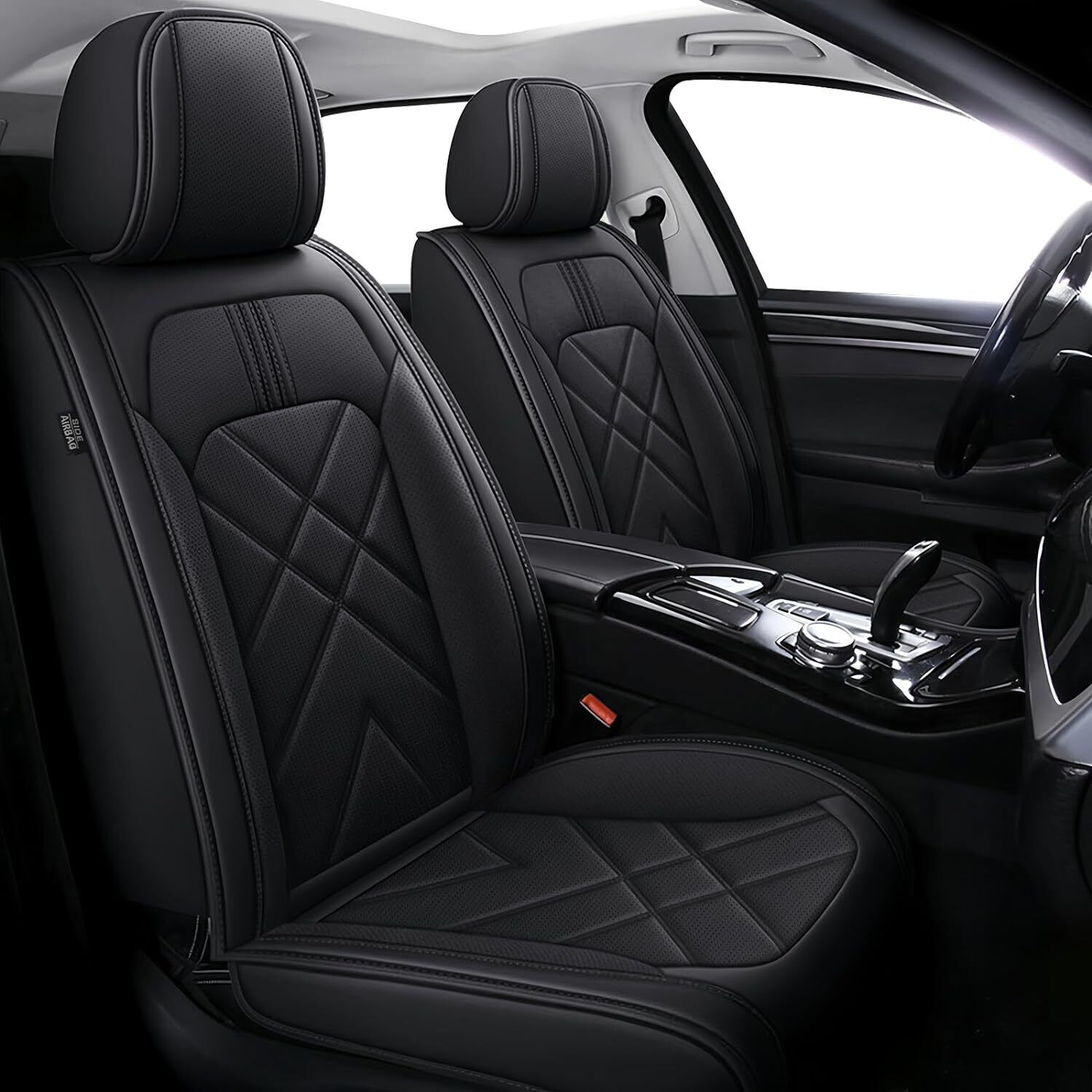 For JEEP Renegade 2015-2024 Car 5-Seat Covers Full Set PU Leather Protector Pad