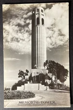 Memorial Tower Telegraph Hill San Francisco California RPPC