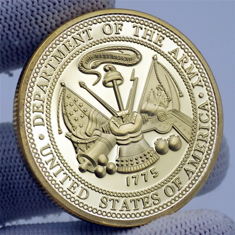 US Military Army 2nd Infantry Division Second To None Challenge Coin Collectible - Image 2 of 2