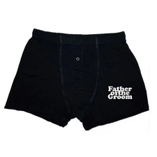 Fatherof the Groom MENS WEDDING DAY BOXER SHORTS (4 Sizes) - XWBS05