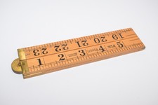 VINTAGE Zollstock - Sybren No. 80-02-19 - 24 Zoll - Made in Holland - Buchsbaum