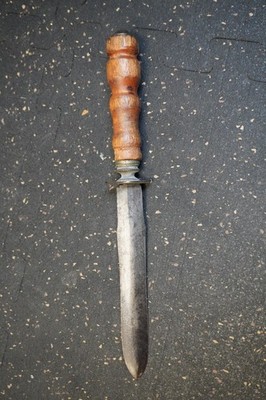 Antique Hand Forged Field Made Fighting Knife Dagger Unknown Age