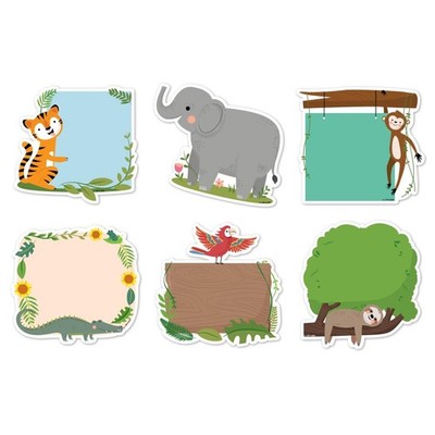 CTP Jungle Friends 6'' Designer Cut-Outs Classroom Décor Accents Top Classroom De