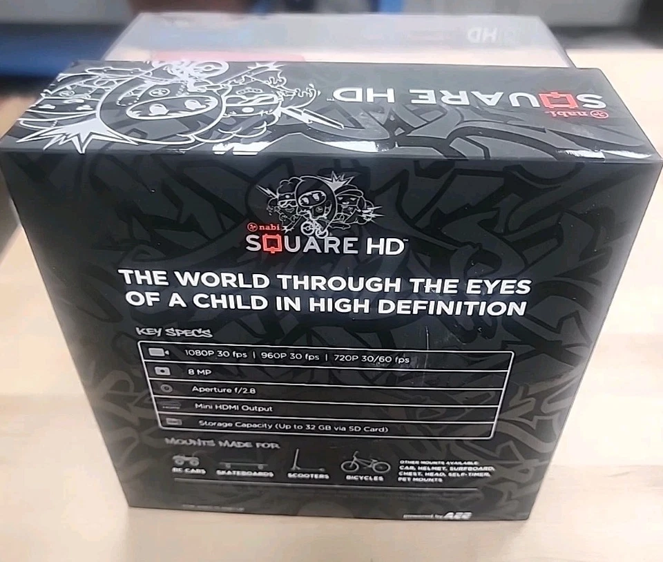 Videocámara Nabi Square HD + Soporte para bicicleta Foto 2 de 4