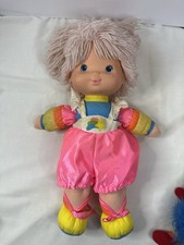 1983 Vintage Hallmark Rainbow Brite Tickled Pink Baby Bright Doll 15" Mattel