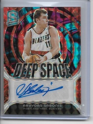 2023-24 Spectra - Arvydas Sabonis Deep Space Auto #DSS-ASB Interstellar  /75
