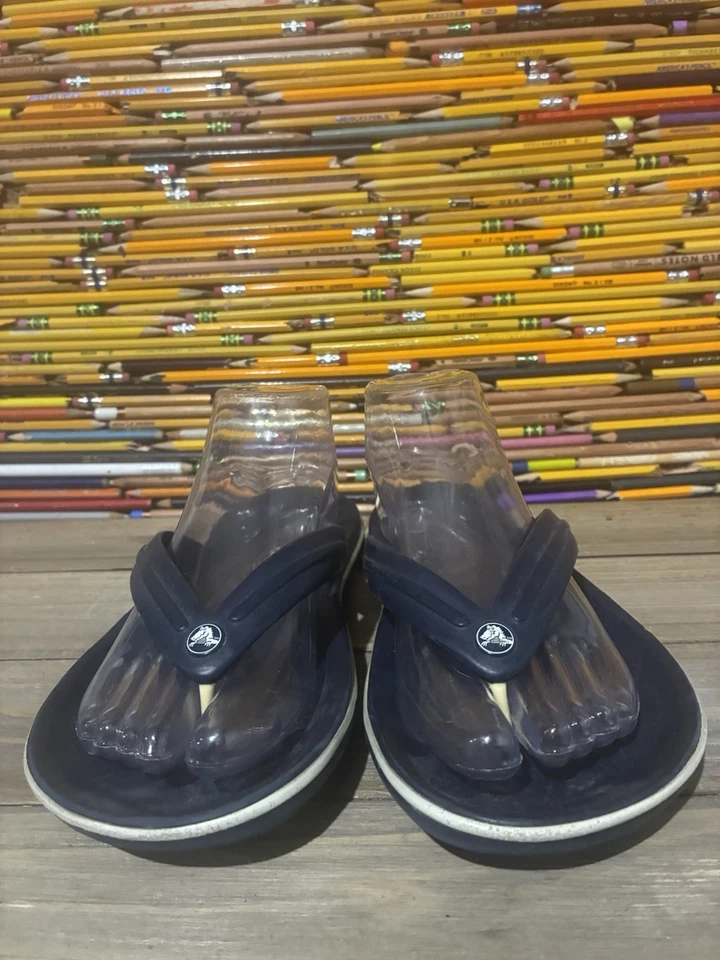 Chanclas Crocs Citilane para mujer 7 para hombre 5 azules unisex sandalias sin cordones Foto 3 de 4