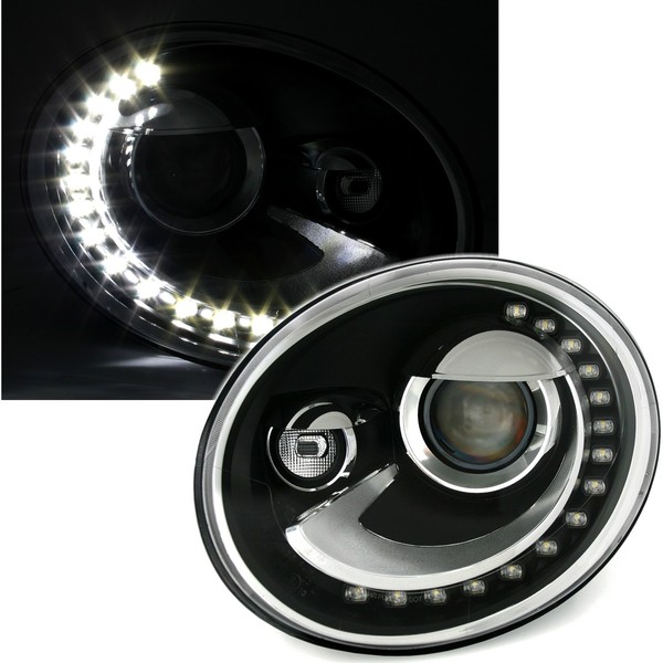 LED Tagfahrlicht Scheinwerfer Set FüR VW Beetle 5C 2011- Eagle Eyes Xenon Optik-image