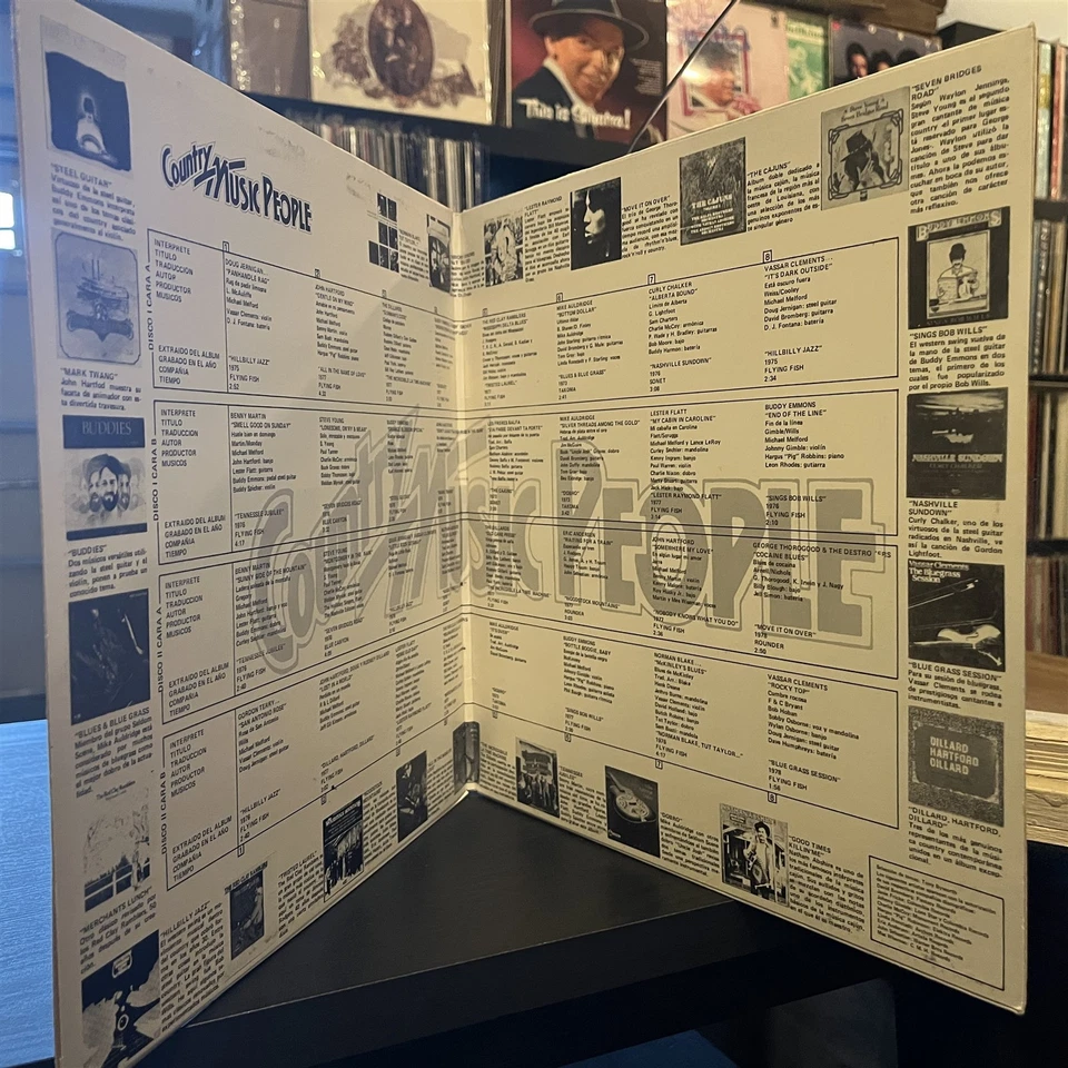 [COUNTRY]~EXC 2 LP~VARIOUS ARTISTS~COUNTRY MUSIC PEOPLE~[1978~SONET]~SPAIN Impor - Image 3 of 4